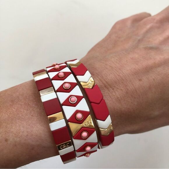 Cadyn and Charlie Nikki Stacks Bracelets Set of three - Picture 2 of 8
